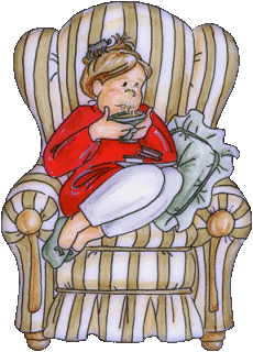 Babcia pijąca kawę